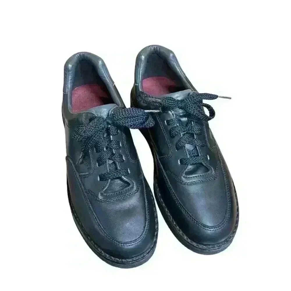 ROCKPORT Men’s Black Leather Walking Lace Up Comfort shoe size 9 - Picture 6 of 10
